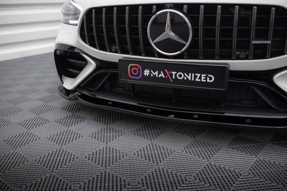 Front Lippe / Front Splitter / Frontansatz V.2 für Mercedes AMG GT-4 43 Coupe V8 Styling Paket von Maxton Design