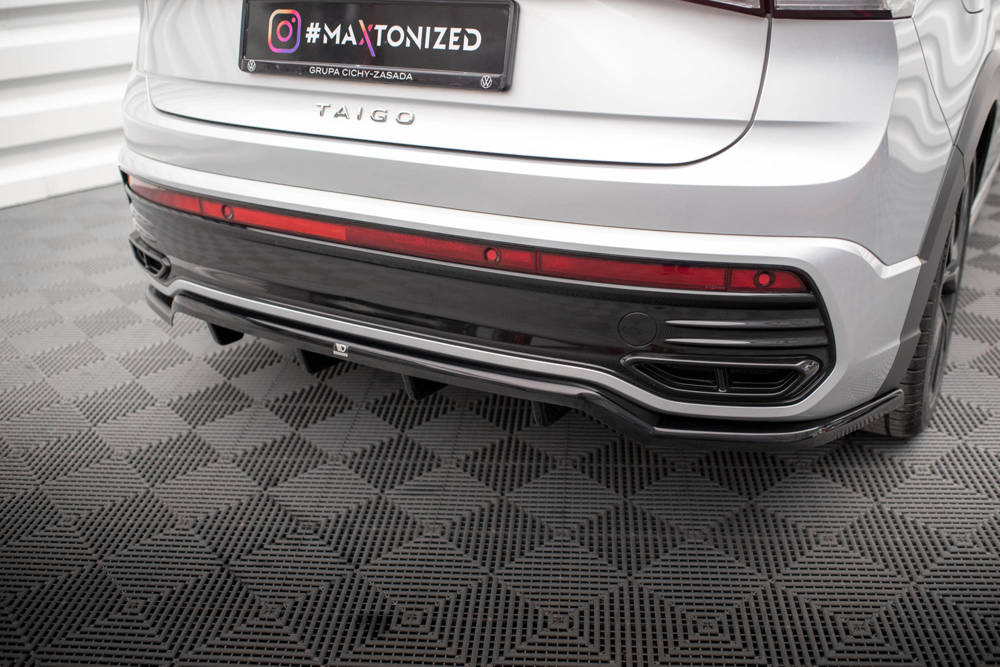 Zentraler Hinterer Splitter für VW Taigo R-Line CS von Maxton Design