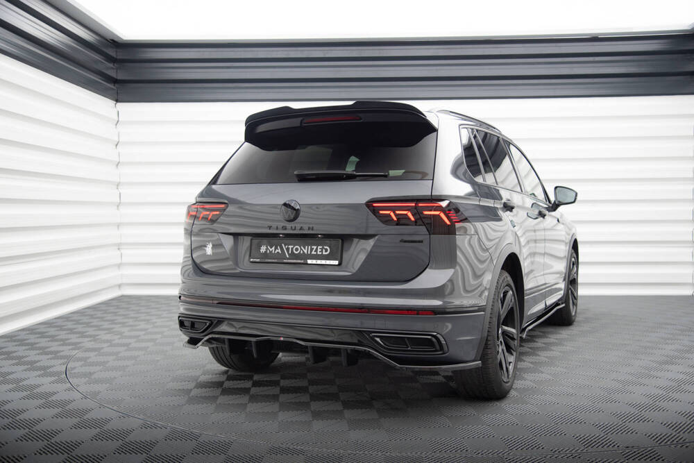 Zentraler Hinterer Splitter für VW Tiguan R-Line Facelift AD von Maxton Design