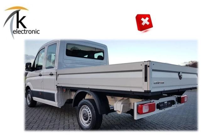 VW Crafter SY Einparkhilfe vorne + hinten optische Darstellung Nachrüstpaket