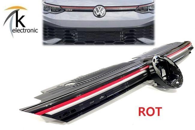 VW Golf 8 CD GTI rot LED Konturbeleuchtung Kühlergrill Nachrüstpaket