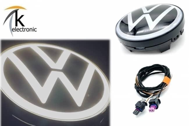 VW ID.4 weißes LED VW Logo Kühlergrill Nachrüstpaket