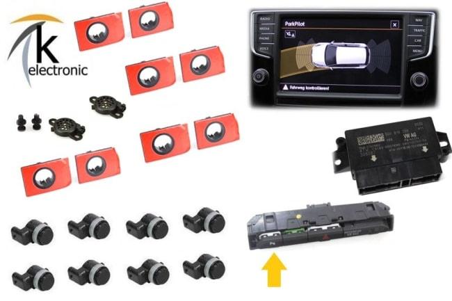 VW Passat B8 Einparkhilfe vorne + hinten mit OPS Nachrüstpaket