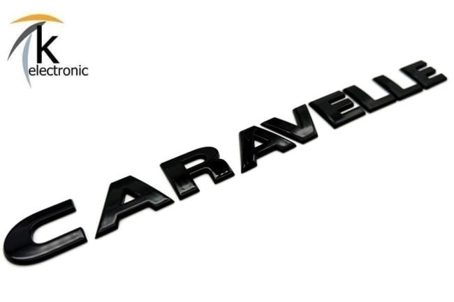 VW T6 CARAVELLE Emblem schwarz hinten Heckklappe