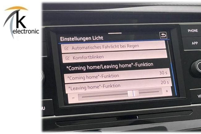 VW T6.1 Licht-​/Regensensor automatisches Fahrtlicht Nachrüstpaket