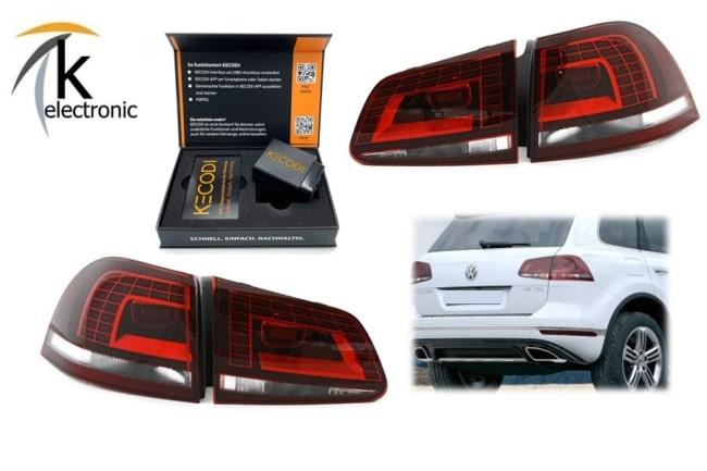 VW Touareg 7P LED Rückleuchten R-​Line Nachrüstpaket