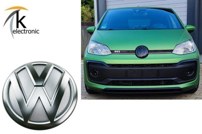 VW up! matt schwarzes Emblem vorne bis 2019