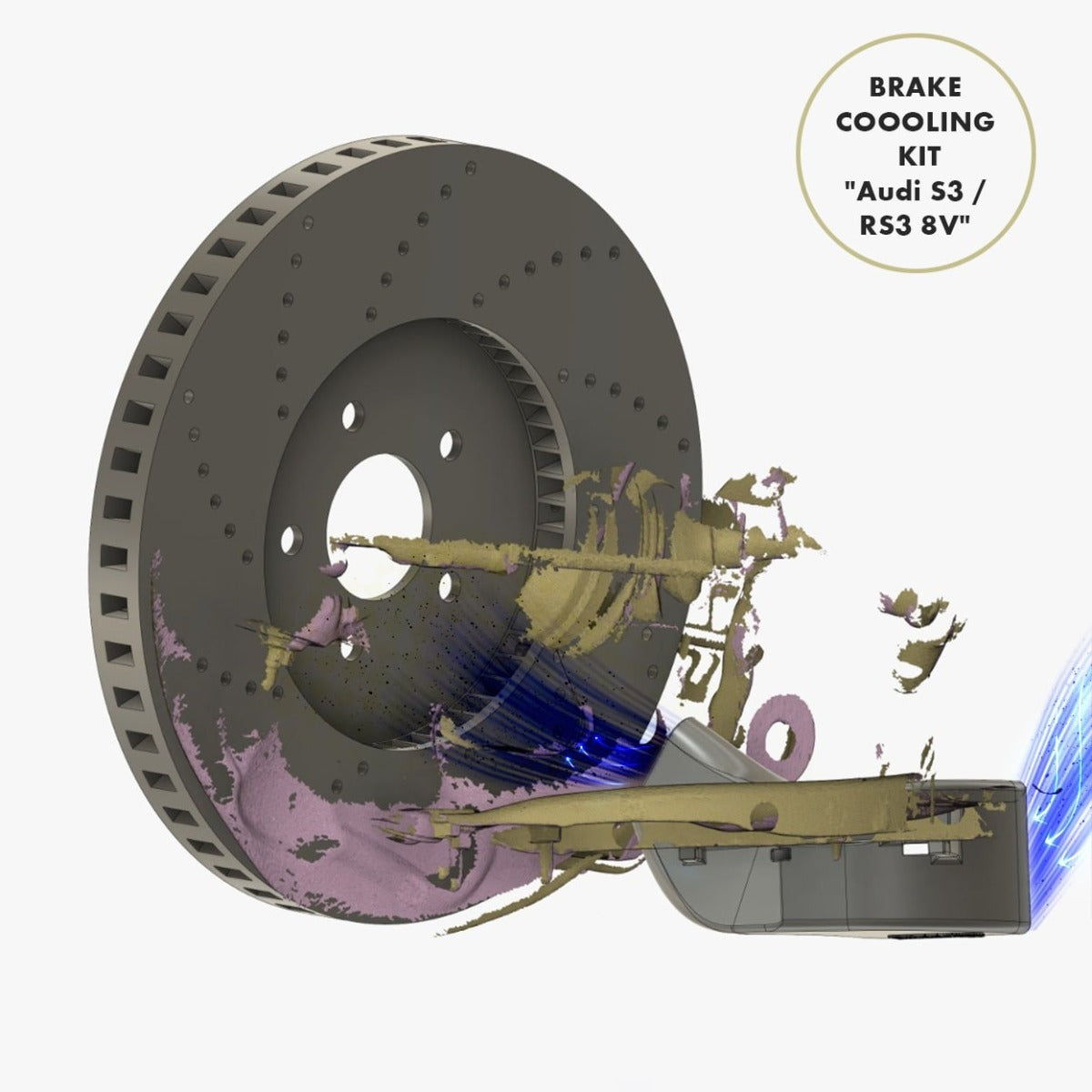 Bremsenkühlung Hinterachse passend für BMW M4 G8X von Speed Engineering