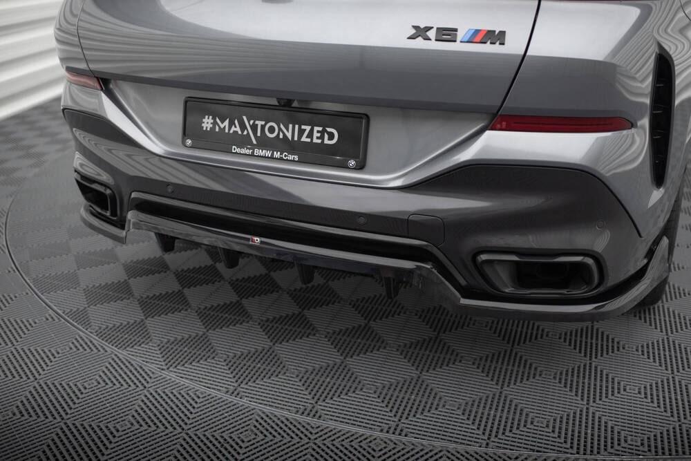 Zentraler Hinterer Splitter V.2 für BMW X6 M-Paket G06 Facelift von Maxton Design
